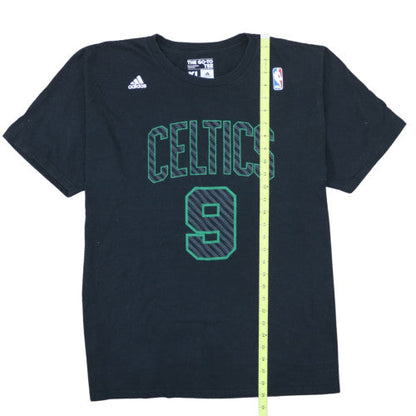 Adidas Men's Black Boston Celtics Rondo #9 Graphic T-Shirt XL