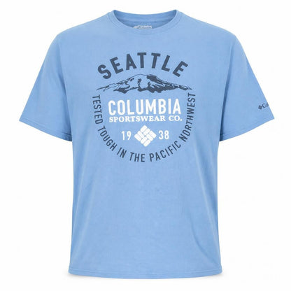 Columbia Men's Blue Seattle Graphic Cotton T-Shirt XXL