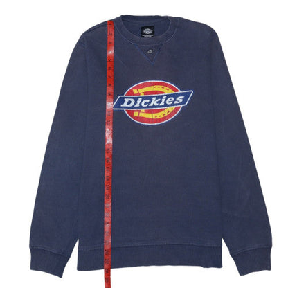 Dickies Men’s Blue Crew Neck Pullover Graphic Sweatshirt Medium