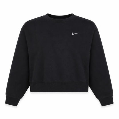 Nike Womens Black XL Pullover Sweatshirt Crew Neck Cotton Blend