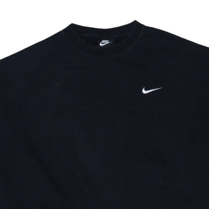 Nike Womens Black XL Pullover Sweatshirt Crew Neck Cotton Blend