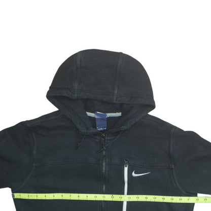 Nike Men's Black Full Zip Hoodie M Regular Fit Fleece Jacket