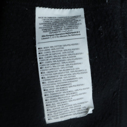Nike Men's Black Full Zip Hoodie M Regular Fit Fleece Jacket