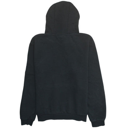 FILA Womens Black XXL Pullover Hoodie Logo Print Casual Sweatshirt