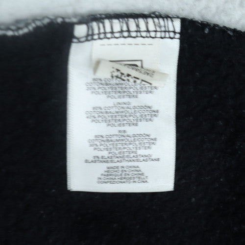 FILA Womens Black XXL Pullover Hoodie Logo Print Casual Sweatshirt