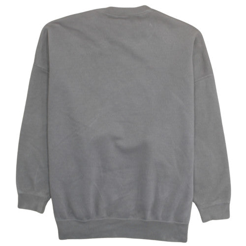 Nike Womens Grey Crew Neck Pullover Sweatshirt Size L