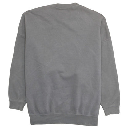 Nike Womens Grey Crew Neck Pullover Sweatshirt Size L
