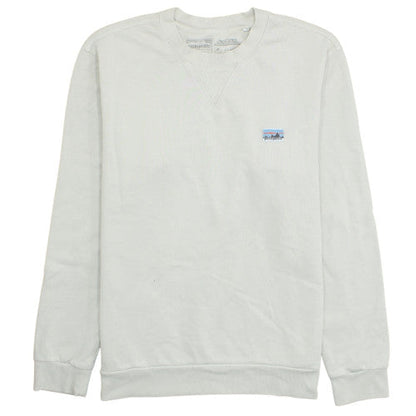 Patagonia Men's White M Regular Fit Organic Cotton Pullover Sweatshirt