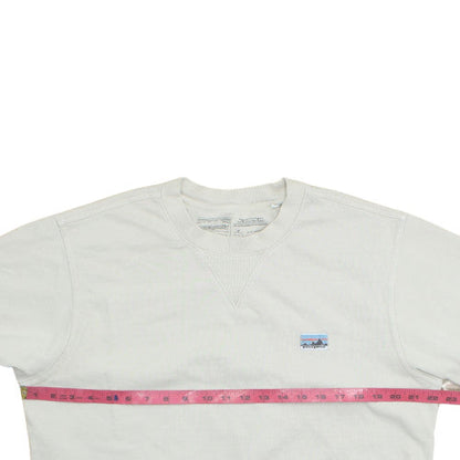 Patagonia Men's White M Regular Fit Organic Cotton Pullover Sweatshirt