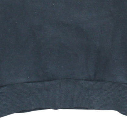 Puma Men's Black Small Pullover Sweatshirt Logo Fleece Crew Neck