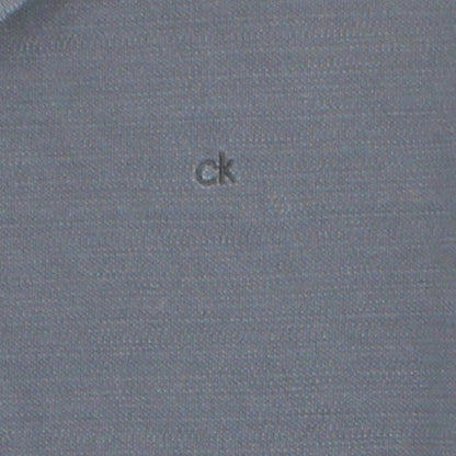 Calvin Klein Men's Grey 2XL Cotton Polo Shirt