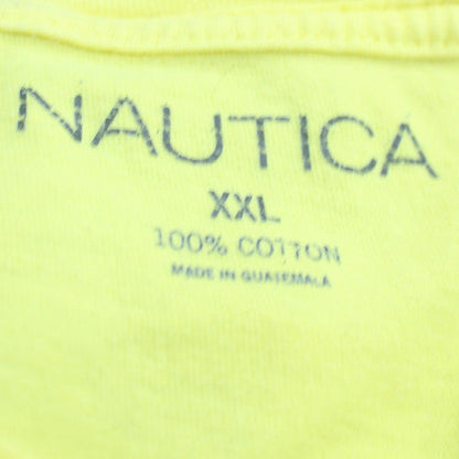 Nautica Men's Yellow Sailfish Graphic 2XL Cotton Crew Neck T-Shirt