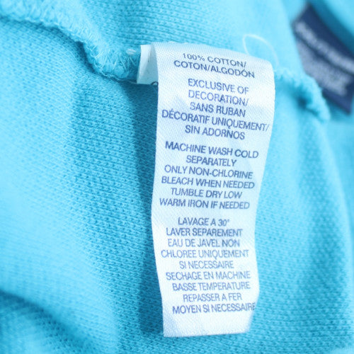 Chaps Men's Blue 2XL Regular Fit Cotton Polo Shirt