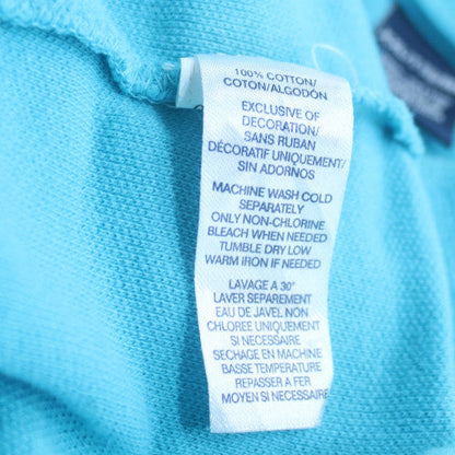 Chaps Men's Blue 2XL Regular Fit Cotton Polo Shirt