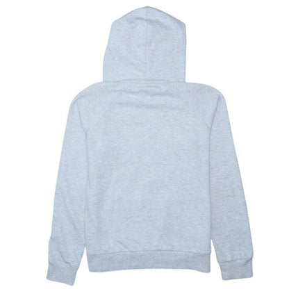 Lonsdale London Women's Grey Pullover Hoodie Size 6 Cotton Blend