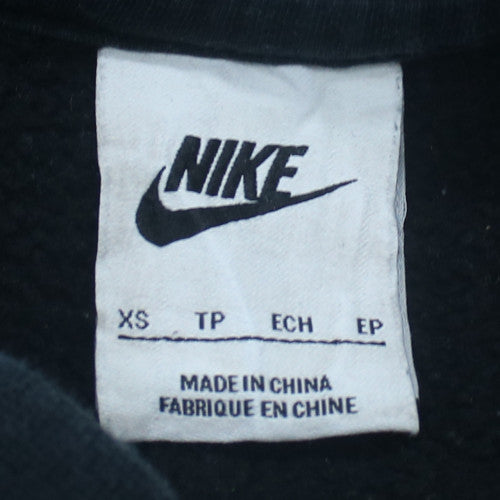 Nike Men's Black XS Crew Neck Pullover Fleece Sweatshirt