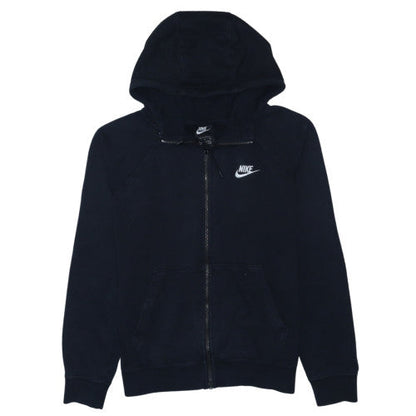 Nike Men's Black Full Zip Hoodie Size S Fleece Sweatshirt