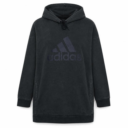 Adidas Womens Black XL Pullover Hoodie Sweatshirt with Logo