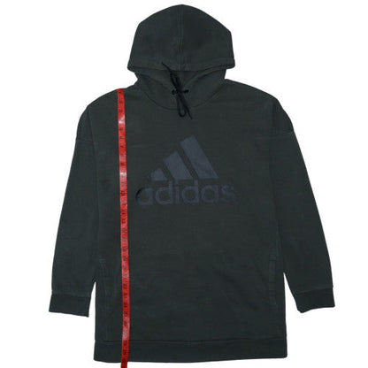 Adidas Womens Black XL Pullover Hoodie Sweatshirt with Logo