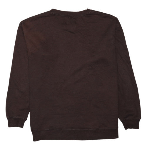 NFL Men’s Brown Pullover Sweatshirt M Crew Neck Graphic Print