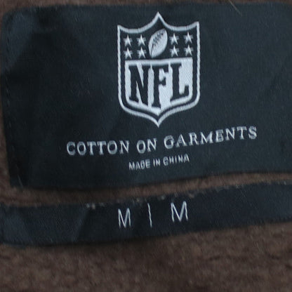 NFL Men’s Brown Pullover Sweatshirt M Crew Neck Graphic Print