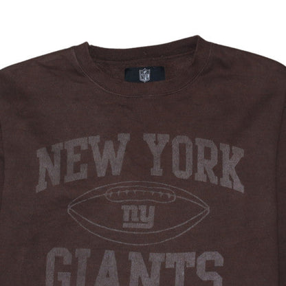 NFL Men’s Brown Pullover Sweatshirt M Crew Neck Graphic Print