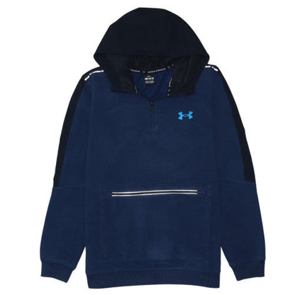 Under Armour Men’s Blue 1/2 Zip Hoodie Fleece Pullover Size M
