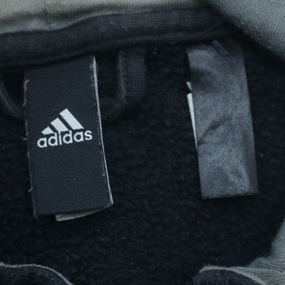 Adidas Men's Black Full Zip Hoodie Size L Sportswear Fleece
