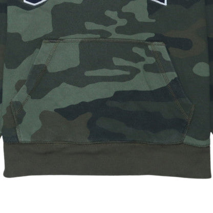 GAP Kids Boys Green Camouflage Pullover Hoodie XL 12-13 Years Cotton Blend