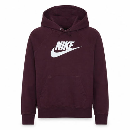 Nike Men's Red Pullover Hoodie Small Fleece Logo Sportswear