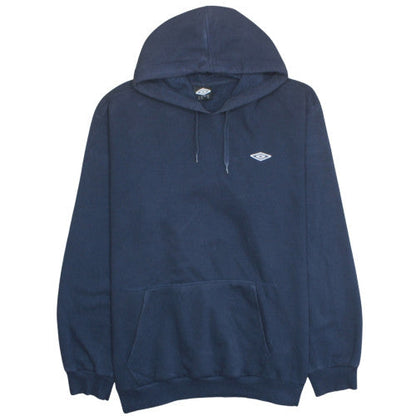 Umbro Men's Navy 3XL Pullover Hoodie Cotton Blend Sweatshirt