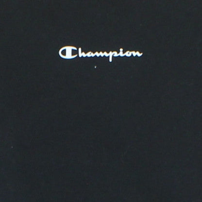 Champion Men’s Black Logo Crew Neck Pullover Sweatshirt Medium