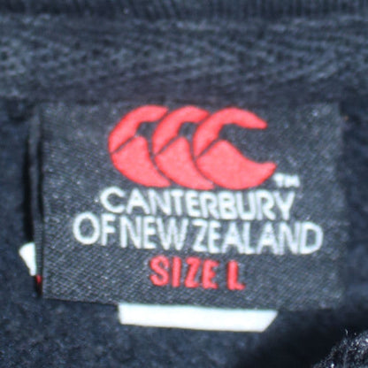 Canterbury Men's Black Pullover Hoodie L Sports Fleece