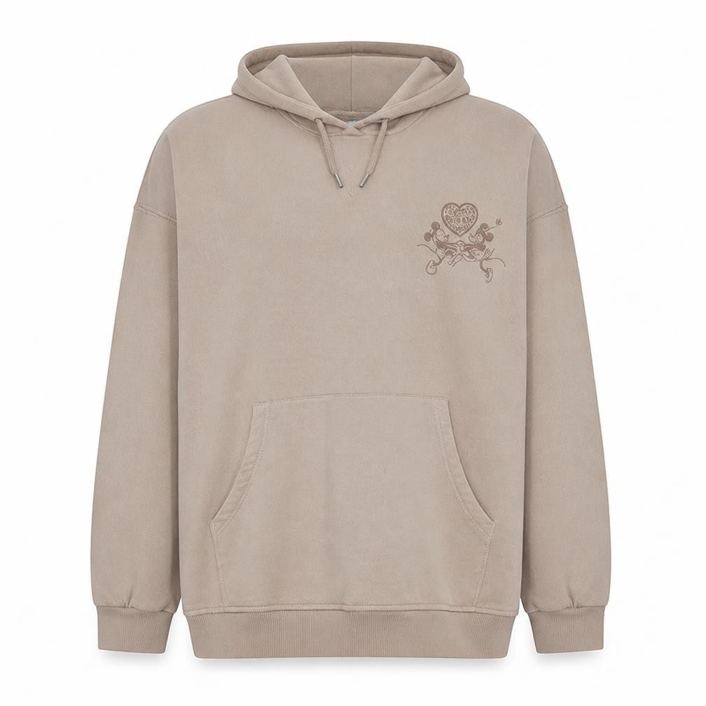 Disney x Primark Women Beige Hoodie S Minnie Mouse Graphic Cotton