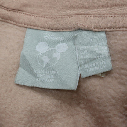 Disney x Primark Women Beige Hoodie S Minnie Mouse Graphic Cotton