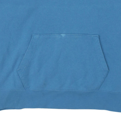 Jordan Men's Blue Pullover Hoodie Size S Oversized Fit Logo Fleece