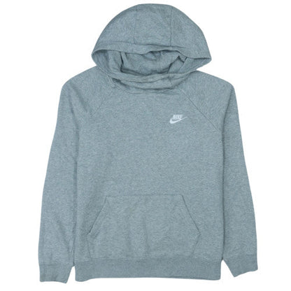 Nike Men’s Grey Pullover Hoodie M Regular Fit Fleece Sports Casual