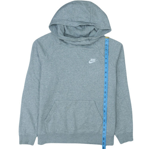 Nike Men’s Grey Pullover Hoodie M Regular Fit Fleece Sports Casual