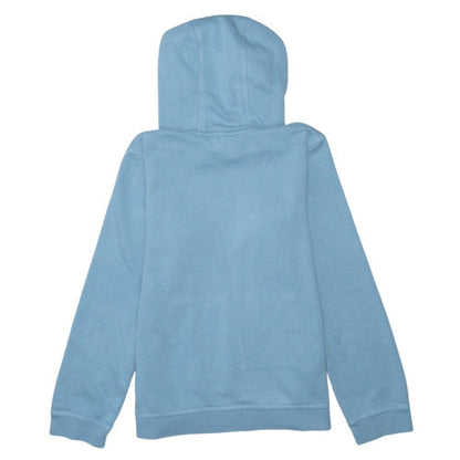 Nike Boys Blue Pullover Hoodie L Cotton Blend Graphic Logo Sweatshirt