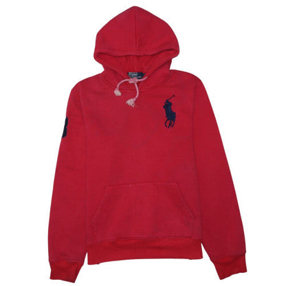 Ralph Lauren Men’s Red XL Pullover Hoodie Classic Fit Fleece