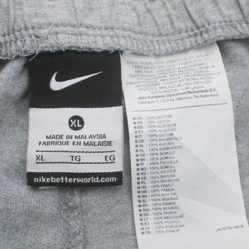 Nike Men's Grey XL Athletic Jersey Drawstring Shorts