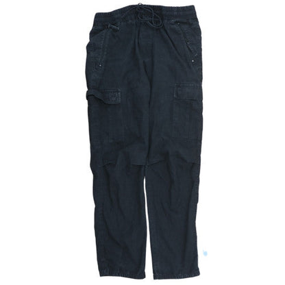 Carhartt Men's Black Cargo Jogger Trousers Size M Elastic Waist