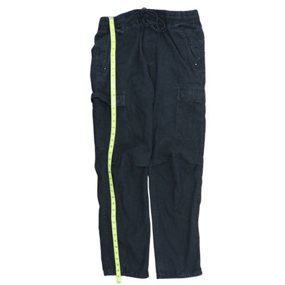 Carhartt Men's Black Cargo Jogger Trousers Size M Elastic Waist
