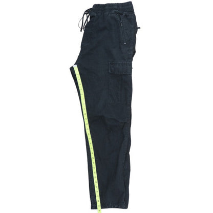 Carhartt Men's Black Cargo Jogger Trousers Size M Elastic Waist