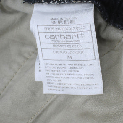 Carhartt Men's Black Cargo Jogger Trousers Size M Elastic Waist