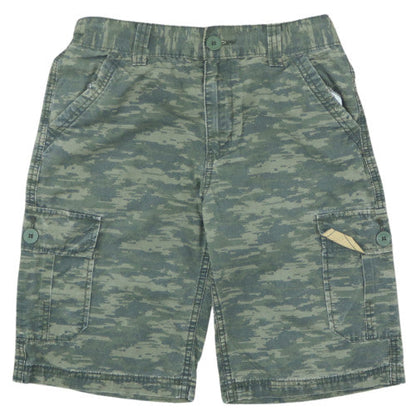 Levi's Boys Green Camouflage Cargo Shorts 12 Years Canvas Cotton Outdoor
