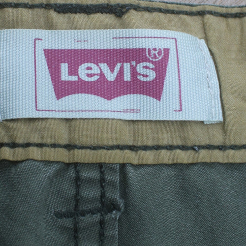 Levi's Boys Green Camouflage Cargo Shorts 12 Years Canvas Cotton Outdoor