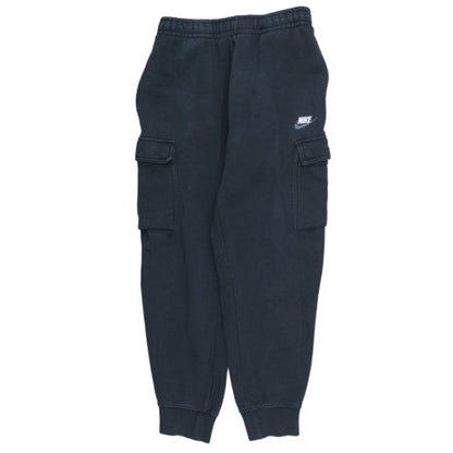 Nike Men's Black Cargo Jogger Trousers Size S Fleece Regular Fit