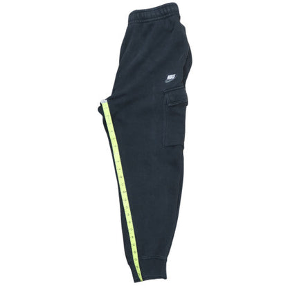 Nike Men's Black Cargo Jogger Trousers Size S Fleece Regular Fit