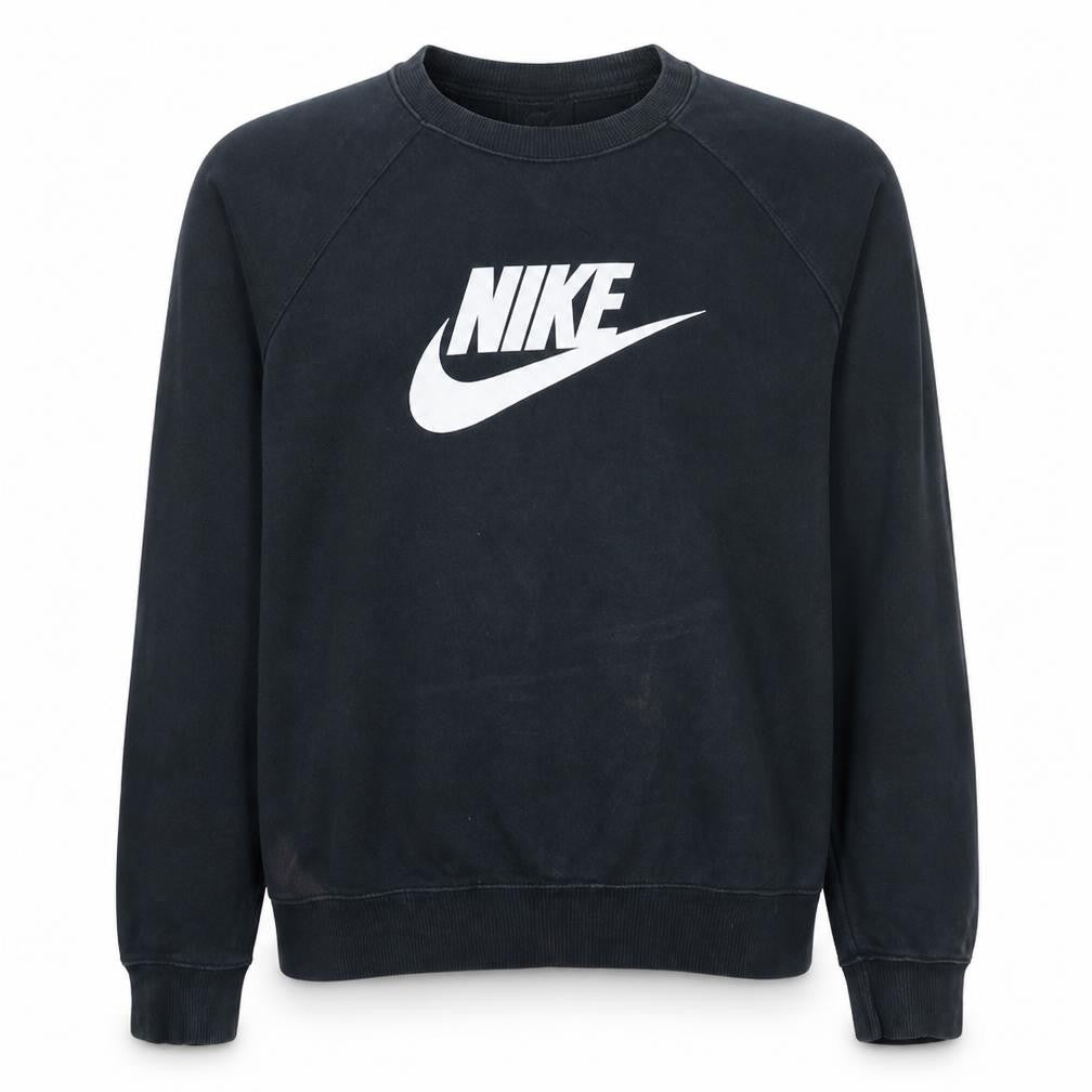 Nike Men's Black XL Pullover Crew Neck Logo Sweatshirt
